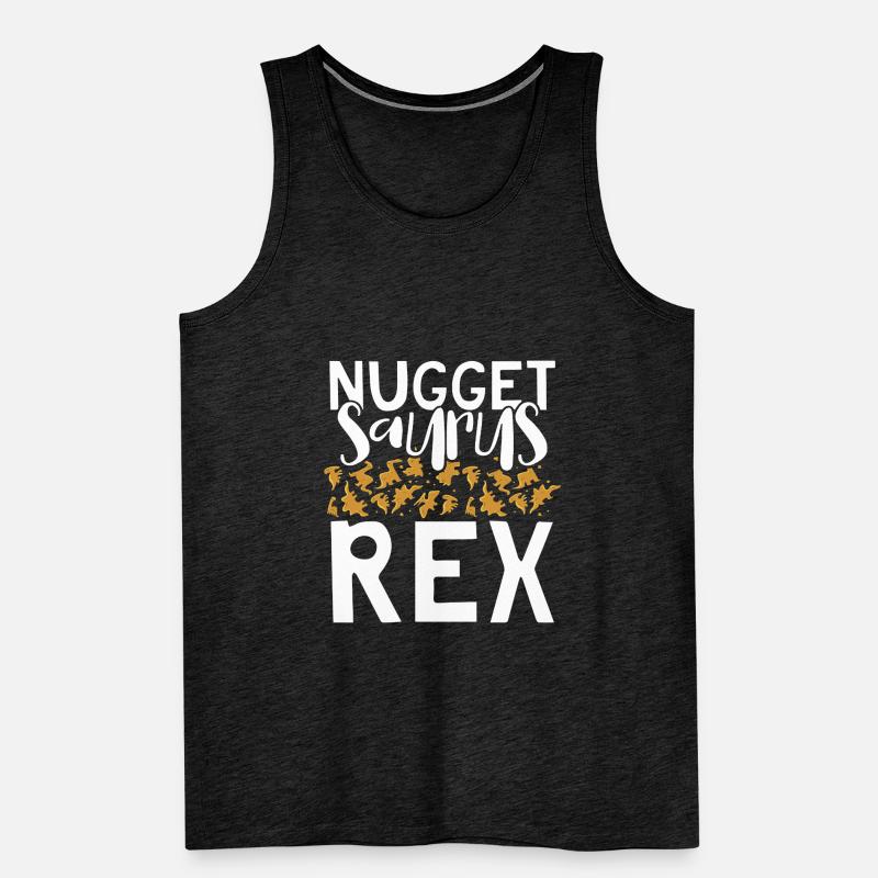 Nugget Saurus Rex Men's Premium Organic Tank Top