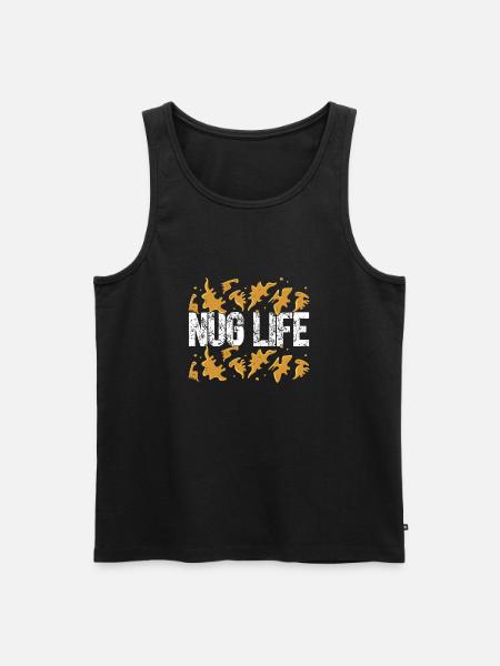 Dino Nug Life - Men's Premium Organic Tank Top - black