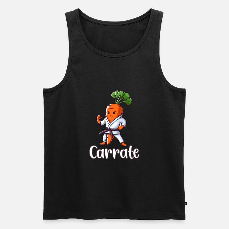 Karat - Männer Premium Bio Tank Top - Schwarz