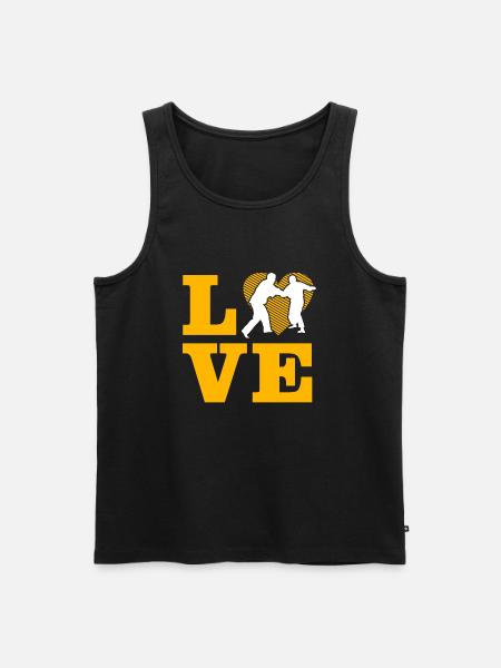 Love Judo - Men's Premium Organic Tank Top - black