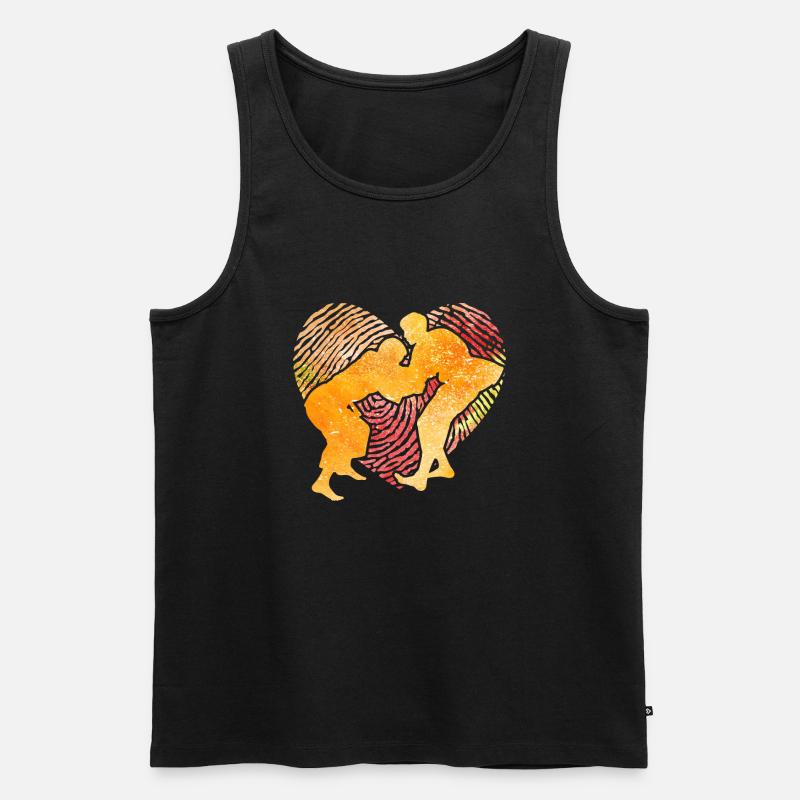 Judo - Männer Premium Bio Tank Top - Schwarz
