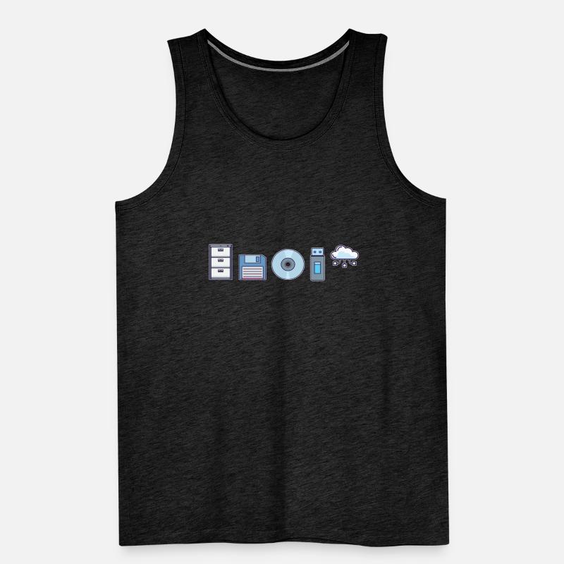 IT Geek, PC Zubehör Speichergeräte Evolution Männer Premium Bio Tank Top