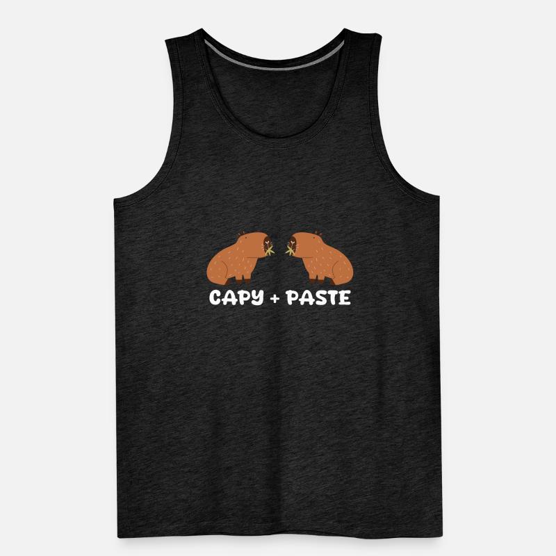 Programmierer Wombat Software Computer PC Männer Premium Bio Tank Top