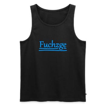 Fuchzge-50.Geburtstag-Bayrisch-fünfzig-50 Jahre - Männer Premium Bio Tank Top - Schwarz - Vorne - Michal (187cm)