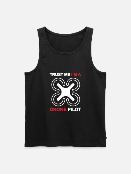Drone Pilot Funny - Men's Premium Organic Tank Top - black