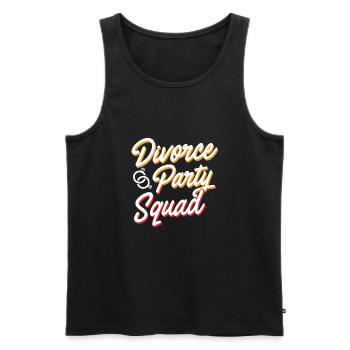 Divorce Party Squad Divorced - Men's Premium Organic Tank Top - black - Front - Michal (187cm)