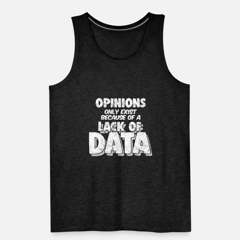 Computer Data Science Geek Pun Apparel Men's Premium Organic Tank Top