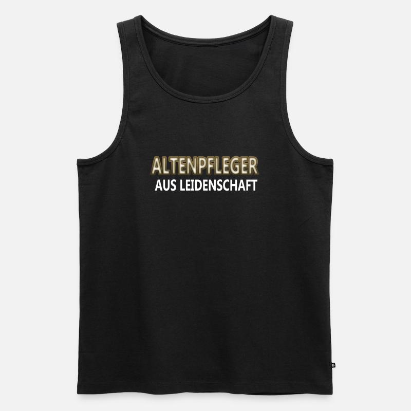 Altenpfleger - Männer Premium Bio Tank Top - Schwarz