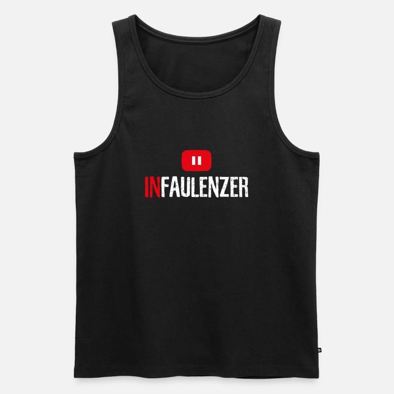 Infaulenzer - Männer Premium Bio Tank Top - Schwarz
