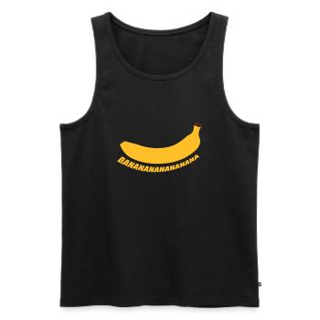 Banananananana - Débardeur bio Premium Homme - noir - Devant - Michal (187cm)