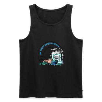 los santos coin laundry - Männer Premium Bio Tank Top - Schwarz - Vorne - AI Model Male 178 light (178cm)
