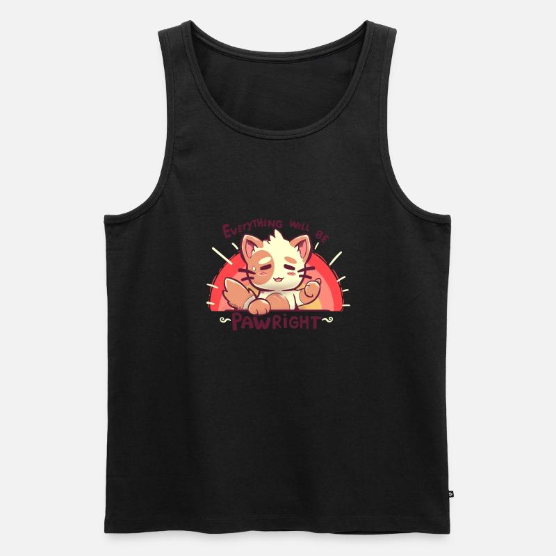 Alles wird PAWright sein - Männer Premium Bio Tank Top - undefined