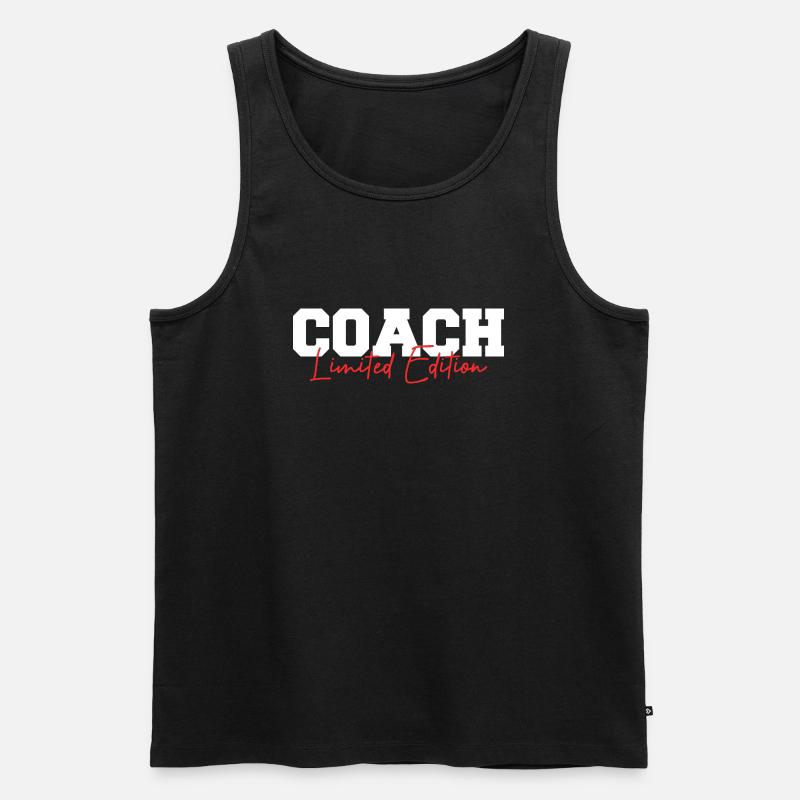 Reisebus - limitierte Auflage - Männer Premium Bio Tank Top - Schwarz