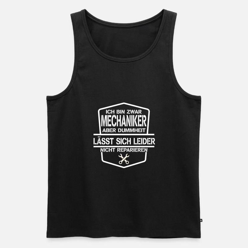 Mechaniker - Männer Premium Bio Tank Top - Schwarz