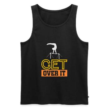 Gymnastics Turnen - Männer Premium Bio Tank Top - Schwarz - Vorne - Michal (187cm)