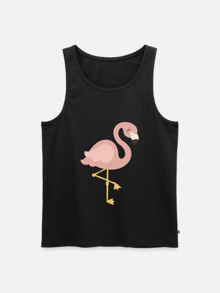 Flamingo Symbole - Débardeur bio Premium Homme - noir