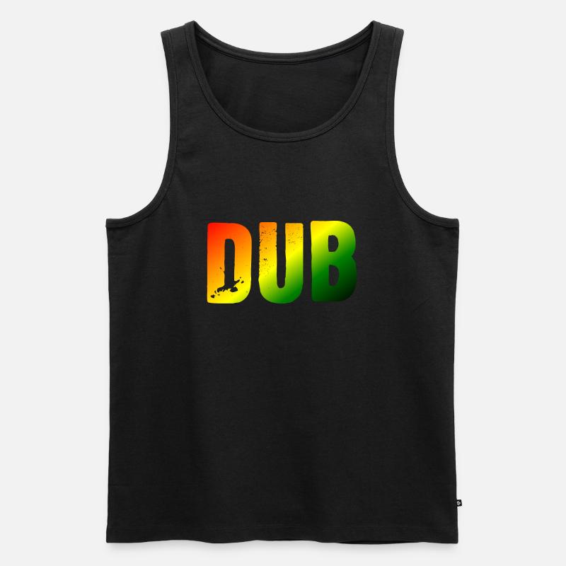 DUB - Männer Premium Bio Tank Top - Schwarz