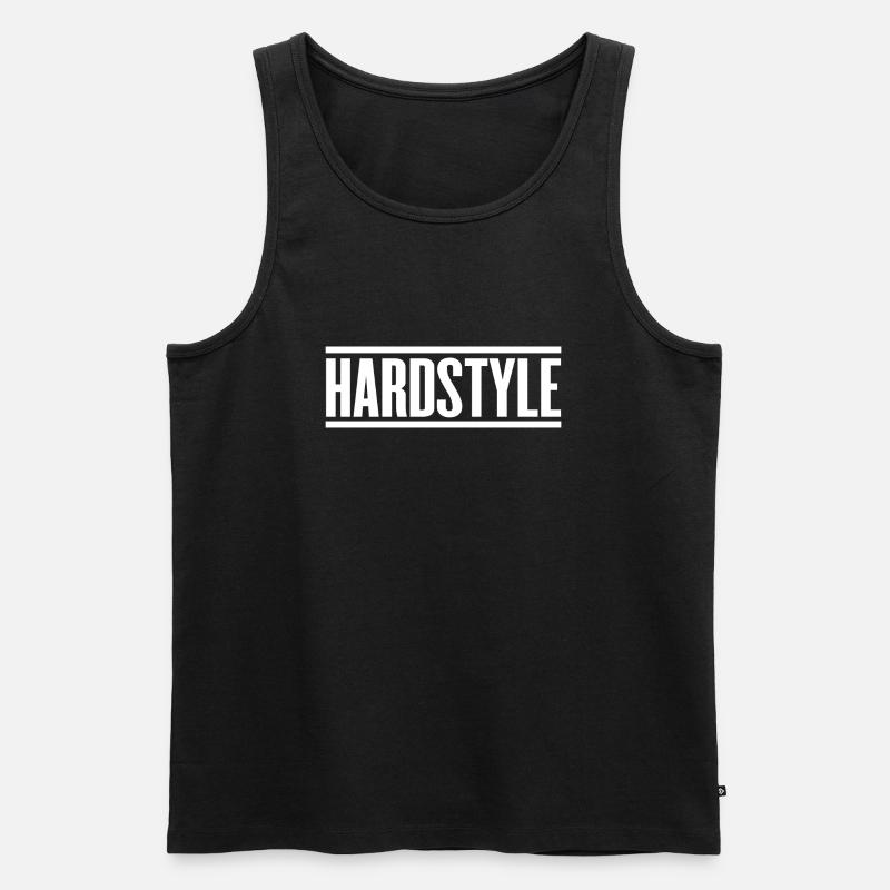 Schwerer Stil - Männer Premium Bio Tank Top - Schwarz