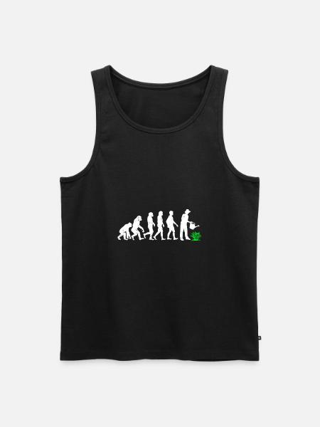 Evolution Gardener Gardening - Men's Premium Organic Tank Top - black