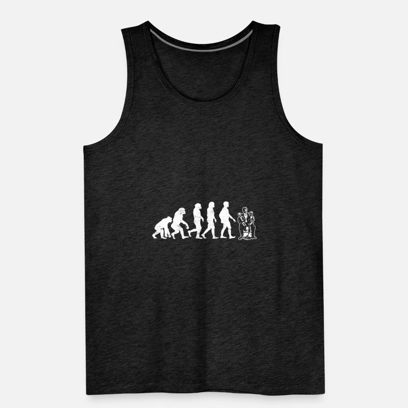 Evolution of Ventriloquist Evolution Men's Premium Organic Tank Top