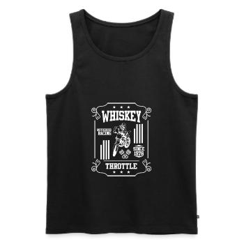 MOTOCROSS motorsport motocross - Männer Premium Bio Tank Top - Schwarz - Vorne - Michal (187cm)