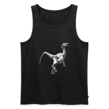 Dinosaur dino falcarius utahens primeval gift - Men's Premium Organic Tank Top - black - Front - Michal (187cm)