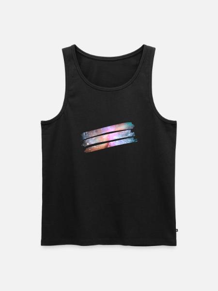 Cosmic Paint - Men's Premium Organic Tank Top - black