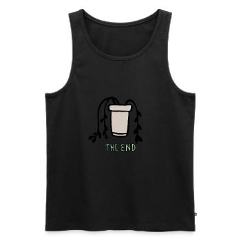 Das Ende (des Lebens) - Männer Premium Bio Tank Top - Schwarz - Vorne - AI Model Male 178 light (178cm)