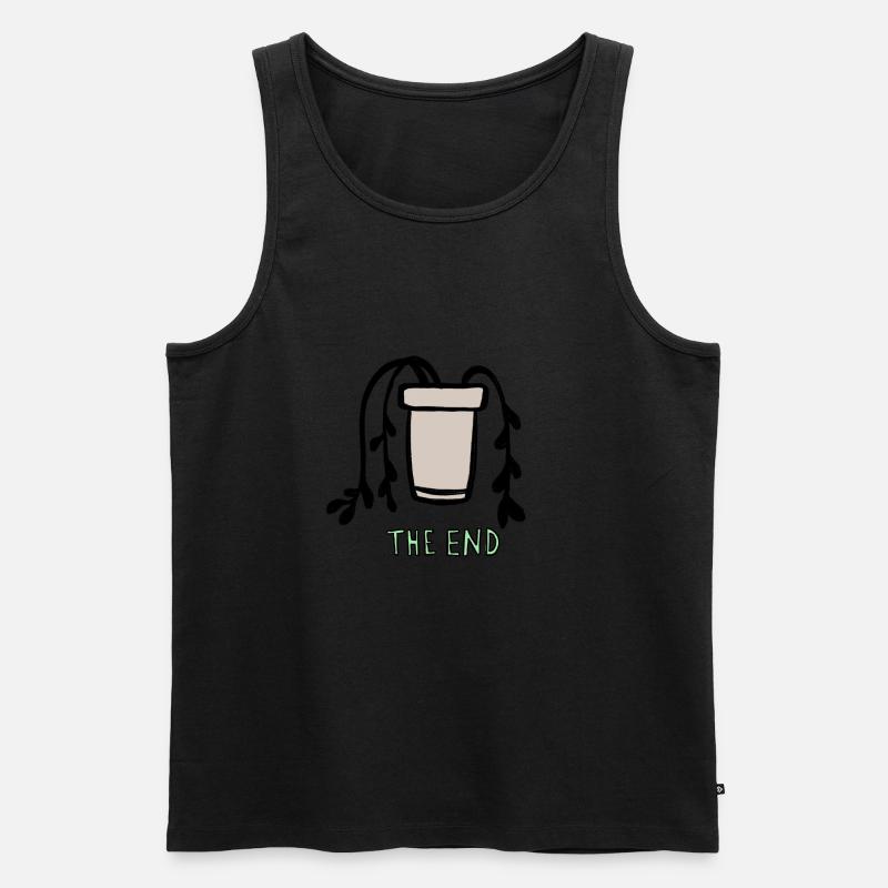 Das Ende (des Lebens) - Männer Premium Bio Tank Top - Schwarz