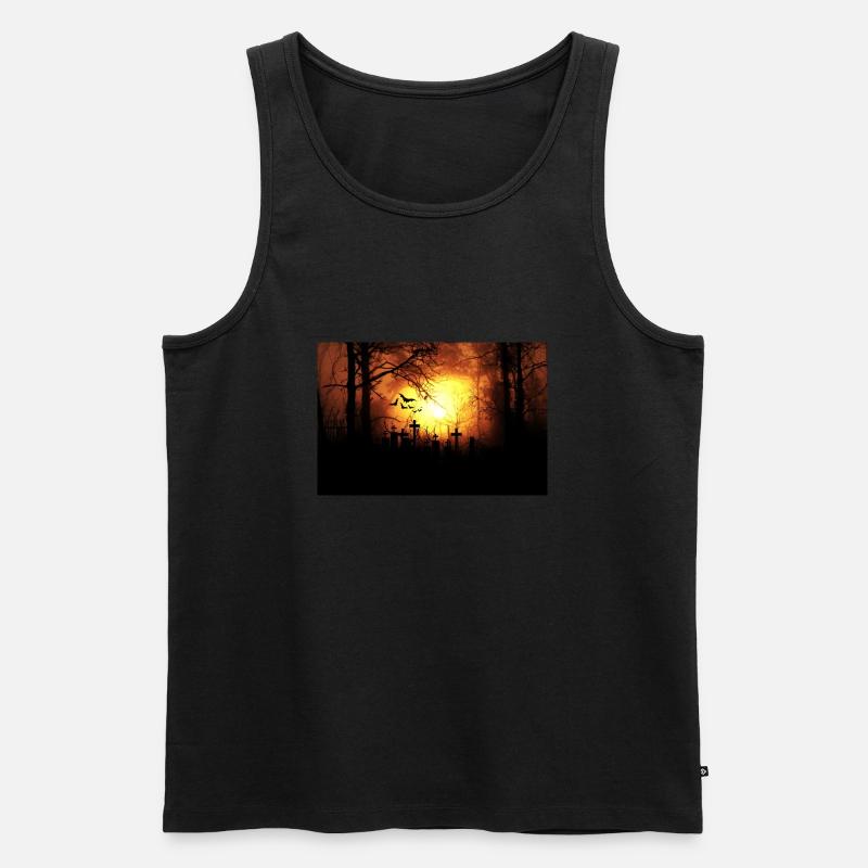 Halloween - Männer Premium Bio Tank Top - Schwarz