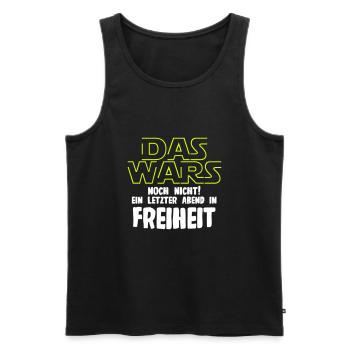 JGA Das Wars noch nicht ein letzter Abend... - Männer Premium Bio Tank Top - Schwarz - Vorne - Michal (187cm)