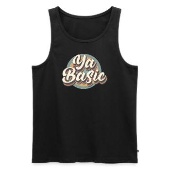 Ya Grundlegendes beleidigendes sarkastisches Zitat - Männer Premium Bio Tank Top - Schwarz - Vorne - AI Model Male 178 light (178cm)