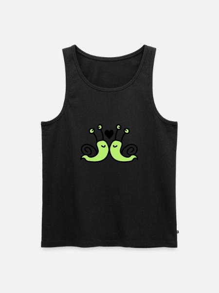 love snails - Men's Premium Organic Tank Top - black
