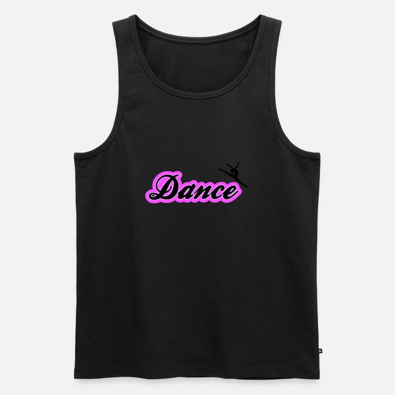 Tanzen Dance Leidenschaft Sport - Männer Premium Bio Tank Top - Schwarz