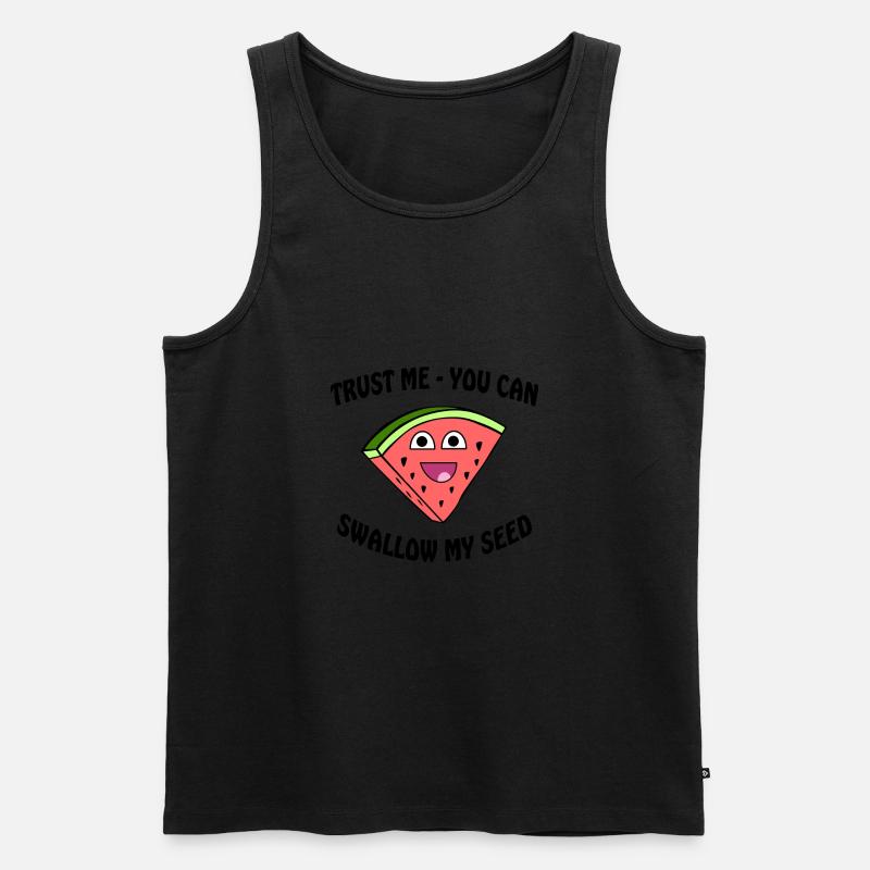 Graines de pastèque - Débardeur bio Premium Homme - noir