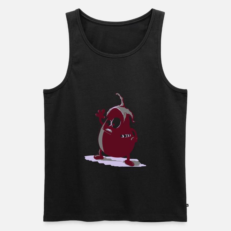 Matschkopf - Männer Premium Bio Tank Top - Schwarz