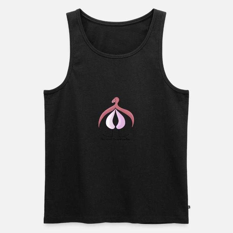 Frauenpower Kitzler - Männer Premium Bio Tank Top - Schwarz