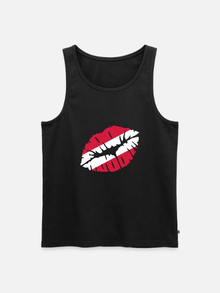 Austria - Men's Premium Organic Tank Top - black