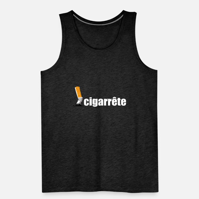 cigarette écrasée Débardeur bio Premium Homme