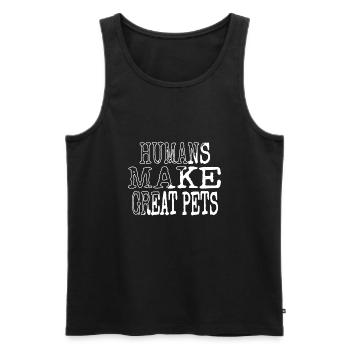 birthday joke birthday present alien spacecraft - Men's Premium Organic Tank Top - black - Front - Michal (187cm)