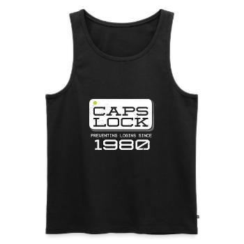 Cyber Security Professional Expert Ethical Hacker - Männer Premium Bio Tank Top - Schwarz - Vorne - Michal (187cm)