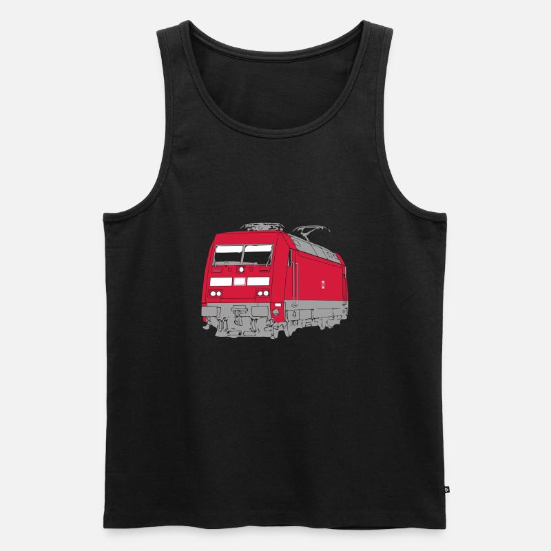 Baureihe 101 - Männer Premium Bio Tank Top - Schwarz