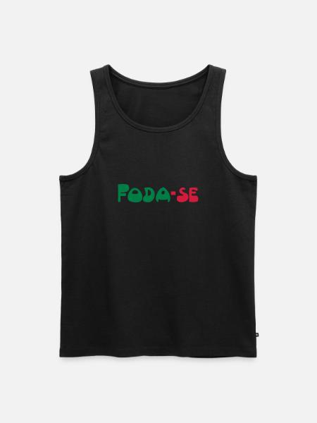 foda-se - Männer Premium Bio Tank Top - Schwarz