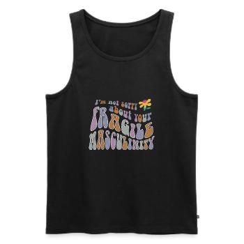 Frauen Gleichberchtigung Design und Feminist - Männer Premium Bio Tank Top - Schwarz - Vorne - Michal (187cm)