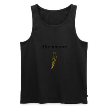 Ährenmann Ähre Ehre Landwirtschaft Landwirt Ernte - Männer Premium Bio Tank Top - Schwarz - Vorne - AI Model Male 178 light (178cm)