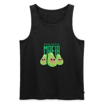 Cadeau drôle de chemise d'avocat de mafia de Guacamole - Débardeur bio Premium Homme - noir - Devant - Michal (187cm)