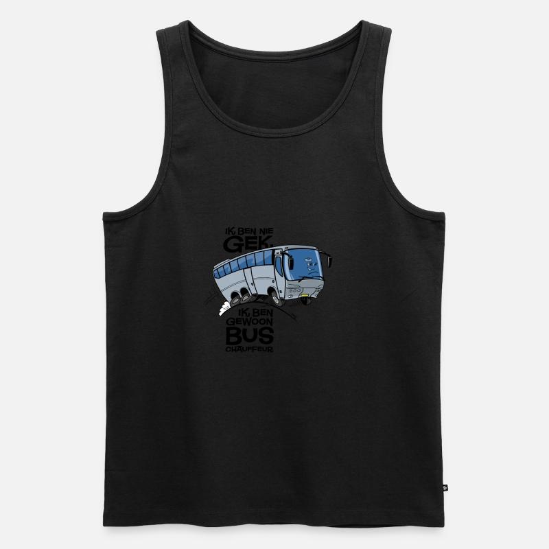 0710 Coach - Männer Premium Bio Tank Top - Schwarz