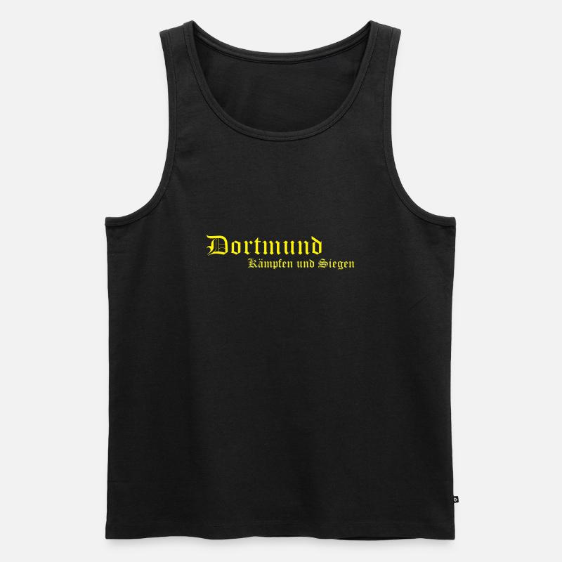 Dortmund - Männer Premium Bio Tank Top - Schwarz