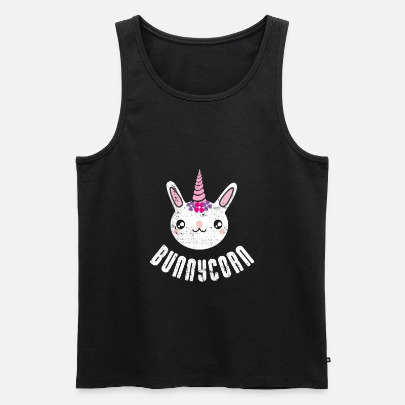 Ostern - Männer Premium Bio Tank Top - Schwarz