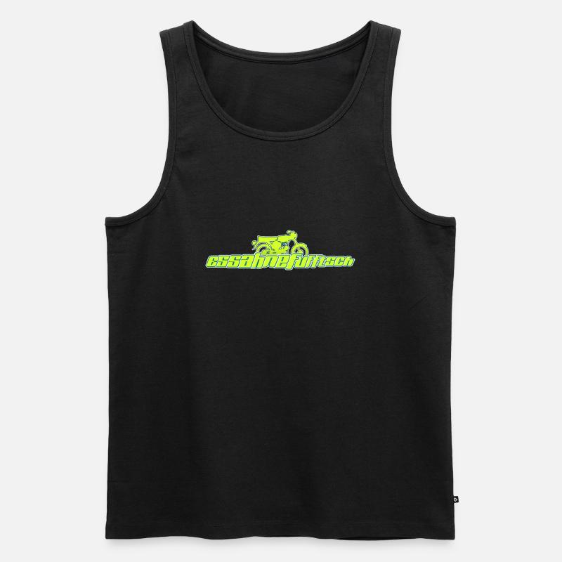 Essahnefufftsch - Männer Premium Bio Tank Top - Schwarz